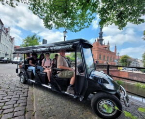 GDANSK City Tour by Golf Cart Live Guide & Sightseeing 90min - The Main City on the Royal Route: Fast Orientation, Clear Context